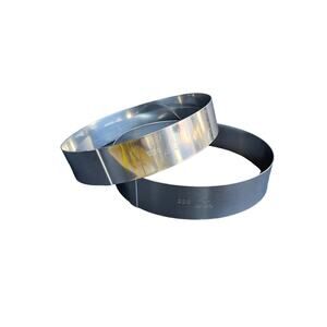 MATFER BOURGEAT Professional Stainless Steel Tart Ice Cream Cake Ring 220mm NWT